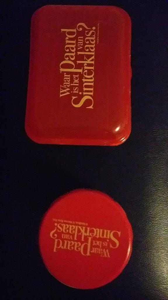 Broodtrommel en beker " Waar is het paard van sinterklaas?", Diversen, Schoolbenodigdheden, Nieuw, Ophalen of Verzenden