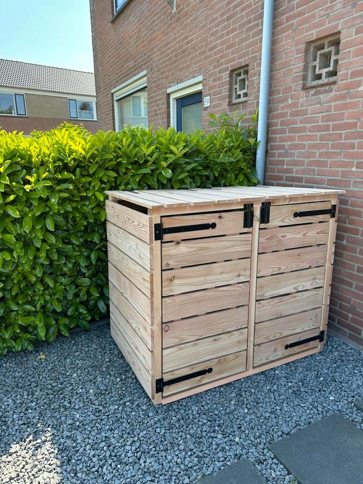 Kliko/ container ombouw voor 3 containers vanaf €259,-, Tuin en Terras, Bergingen en Tuinkasten, Nieuw, Containerberging, Hout