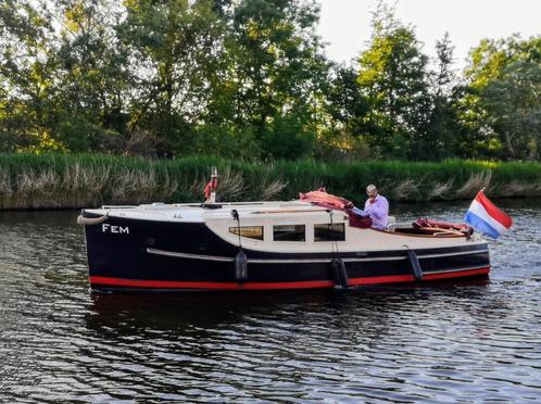 mooi bakdekker schip, Watersport en Boten, Motorboten en Motorjachten, Gebruikt, Staal, 6 tot 9 meter, Diesel, Binnenboordmotor
