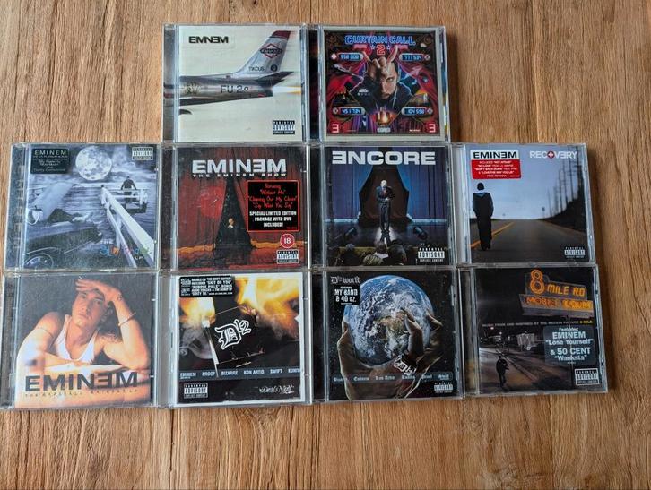 Eminem cd collectie, Cd's en Dvd's, Cd's | Hiphop en Rap, Zo goed als nieuw, 2000 tot heden, Ophalen of Verzenden
