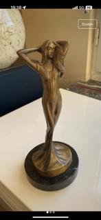Art Nouveau Bronzen Beeldje Gesigneerd Murray, Ophalen of Verzenden