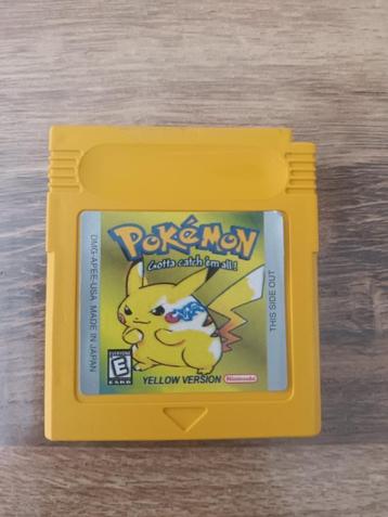 Pokémon Yellow version Nintendo GameBoy (NGB) PAL beschikbaar voor biedingen