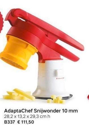 Tupperware Adaptachef snijwonder,fritesnijder/frietsnijder beschikbaar voor biedingen