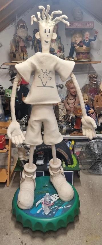 FIDO DIDO 7up RECLAME FIGUUR. 1.90cm hoog - Zeer opvallend beschikbaar voor biedingen