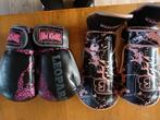 Kickbox handschoenen + scheenbeschermers, Sport en Fitness, Vechtsporten en Zelfverdediging, Maat S, Ophalen, Overige