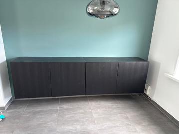 IKEA Besta Dressoir Zwartbruin - afbeelding 1
