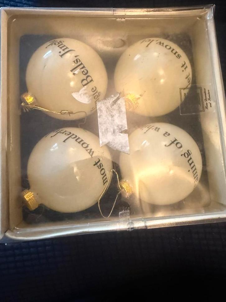 Vintage Kerstballen Riviera Maison, Antiek en Kunst, Curiosa en Brocante, Ophalen