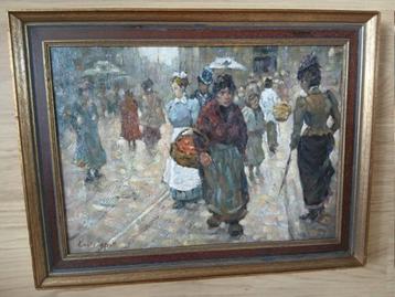 Louis van der Poll (1896-1982) olieverf, gesigneerd beschikbaar voor biedingen