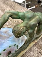 Art Deco Klok van Max Le Verrier, Antiek en Kunst, Antiek | Klokken, Ophalen