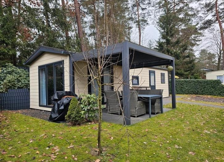 Keurig 2 Slk 2021 chalet op camping Samoza, Vakantie, Vakantiehuizen | Nederland, Gelderland en Veluwe, Chalet, Bungalow of Caravan