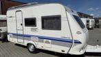 Hobby Excellent Easy 400 SF bj 2003 met voortent en luifel, Hobby, Bedrijf, Treinzit, 4 tot 5 meter