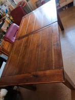 Eettafel zwaar, 90 x 170 cm plus inzetstuk 50 cm, Ophalen, 50 tot 100 cm, Zo goed als nieuw, Vijf personen of meer
