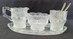 Vintage persglazen koffieset op schaal – jaren 60, Overige typen, Ophalen of Verzenden, Overige stijlen, Glas