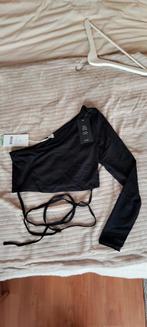 NA-KD One Shoulder Top - Maat M, Kleding | Dames, Tops, Maat 38/40 (M), NA-KD, Zwart, Ophalen of Verzenden