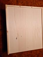 Wijndoos met schuifdeksel - 3 vakken, Ophalen of Verzenden, Nieuw, Overige houtsoorten