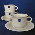 Arabia Finland Arctica - 3 theekoppen en schotels (NIEUW), Nieuw, Ophalen of Verzenden, Overige stijlen, Kop(pen) en/of Schotel(s)