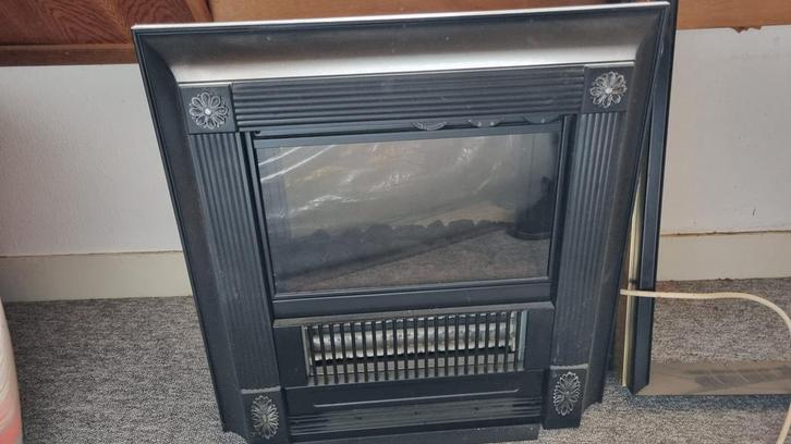 elektrische haard met decoratief frontpaneel, Huis en Inrichting, Haarden, Gebruikt, Elektrische haard, Ophalen