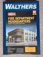 Walthers USA Fire Departmet Headquaters Amerikaanse kit HO, Hobby en Vrije tijd, Modeltreinen | H0, Bachmann, Gelijkstroom of Wisselstroom