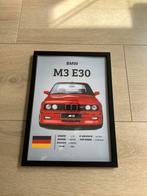 Poster BMW M3 E30, Ophalen of Verzenden, Nieuw, A4 of kleiner, Rechthoekig Staand