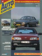 Autokampioen 41 1985: Peugeot 505 GTI - Ford RS200 / Scorpio, Gelezen, Algemeen, Ophalen of Verzenden, Autokampioen