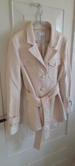 Amaya Amsterdam prachtige korte trenchcoat ecru S/ M, Kleding | Dames, Jasjes, Kostuums en Pakken, Maat 38/40 (M), Overige kleuren