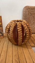 70’s hanglamp touwlamp, Huis en Inrichting, Lampen | Hanglampen, Ophalen of Verzenden, Gebruikt, Minder dan 50 cm