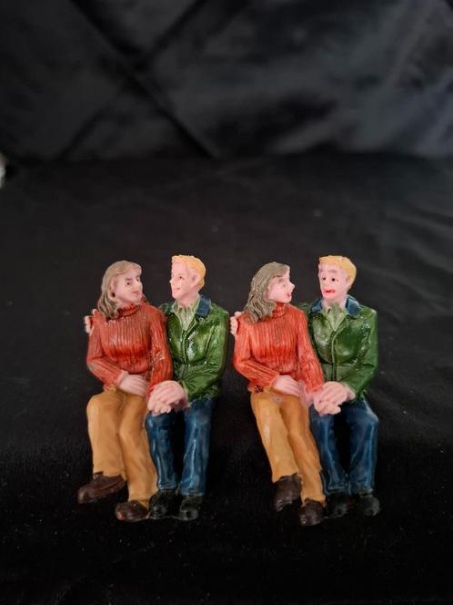 Lemax Lunch date, zittende figurine, Diversen, Kerst, Gebruikt, Ophalen of Verzenden