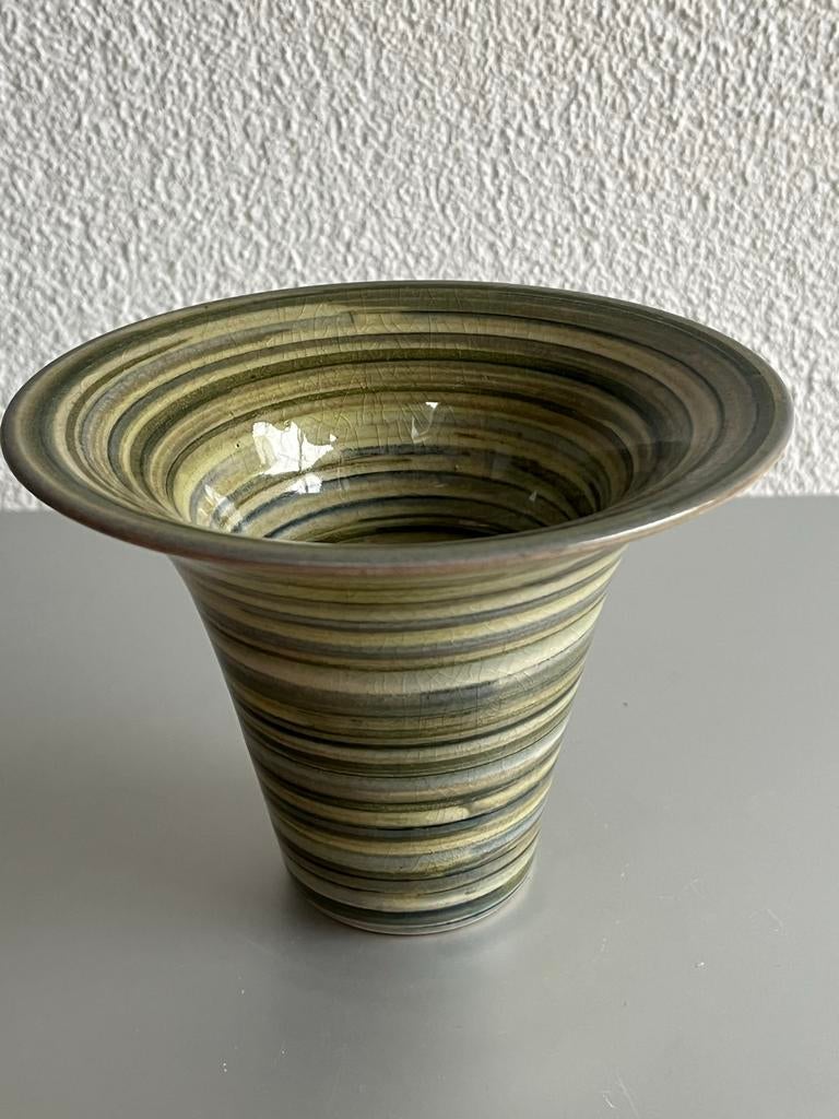 Mobach vaas, Piet Knepper ontwerp, rainbow kleuren, Antiek en Kunst, Ophalen of Verzenden