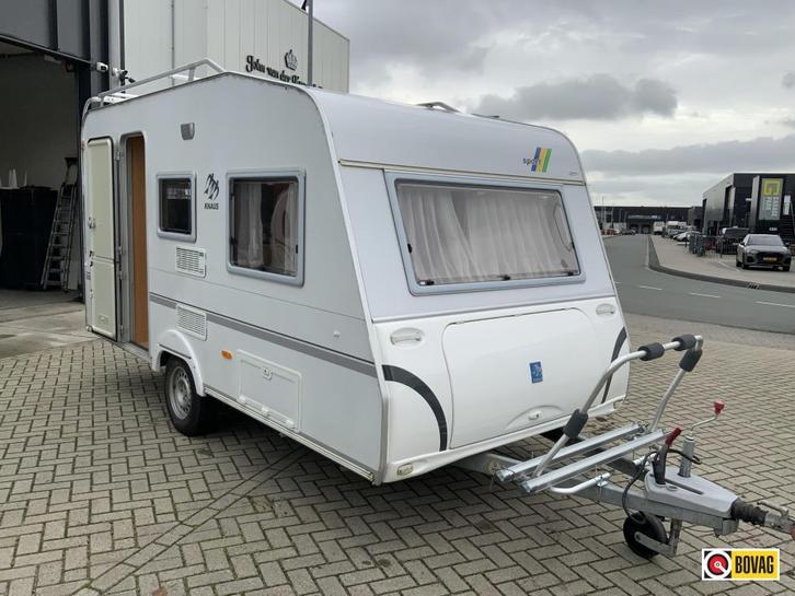 Knaus Sport 400 TK, Caravans en Kamperen, Caravans, Bedrijf, tot en met 3, 750 - 1000 kg, Treinzit, Knaus, Overige typen, Gascomfoor