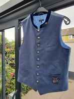 Gipfelstürmer Trachten Gilet Blauw Maat L (50), Kleding | Heren, Ophalen of Verzenden, Zo goed als nieuw, Maat 52/54 (L), Gipfelstürmer