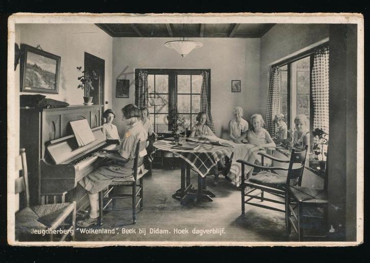 Beek bij Didam - Jeugdherberg Wolkenland - dagverblijf, Verzamelen, Ansichtkaarten | Nederland, Ongelopen, Gelderland, 1920 tot 1940