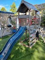 Wickey SeaFlyer Speeltoestel met Glijbaan en Schommel, Ophalen, Zo goed als nieuw, Klimnet