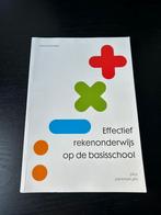 Marcel Schmeier - Effectief rekenonderwijs op de basisschool, Boeken, Ophalen of Verzenden, Zo goed als nieuw, Marcel Schmeier