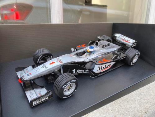 1:18 McLaren Mercedes MP4/15 #1 Hakkinen F1 2000 Minichamps, Hobby en Vrije tijd, Modelauto's | 1:18, Zo goed als nieuw, Auto