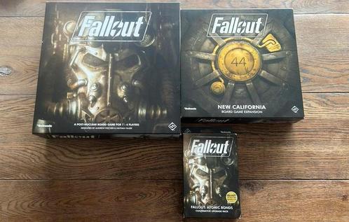 Extreem zeldzaam Fallout Bordspel + 2 uitbreidingen, Hobby en Vrije tijd, Gezelschapsspellen | Bordspellen, Nieuw, Een of twee spelers
