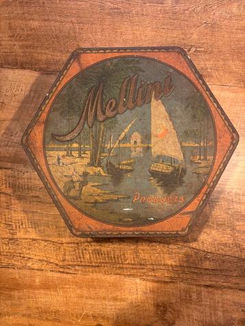 Vintage van Melle - Mellini Blik beschikbaar voor biedingen