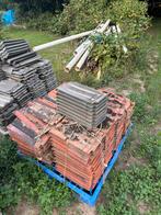 Gebruikte Dakpannen - Diverse Kleuren, Doe-het-zelf en Verbouw, Dakpannen en Dakbedekking, Ophalen, Gebruikt, Steen of Klei, Blauw