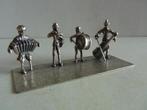 Miniatuur zilver EU8 4-mans orkest zilveren miniaturen, Zilver, Verzenden