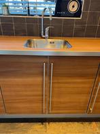 Mooie tijdloze keuken in goed werkende staat., Ophalen, Gebruikt, Bruin, Overige typen