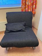 IKEA slaap fauteuil met wielen, Huis en Inrichting, Ophalen, Zo goed als nieuw, Stof, 75 tot 100 cm
