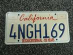 Kentekenplaat licenseplate California Sesquicentennial 2 USA, Verzenden, Gebruikt, Auto's