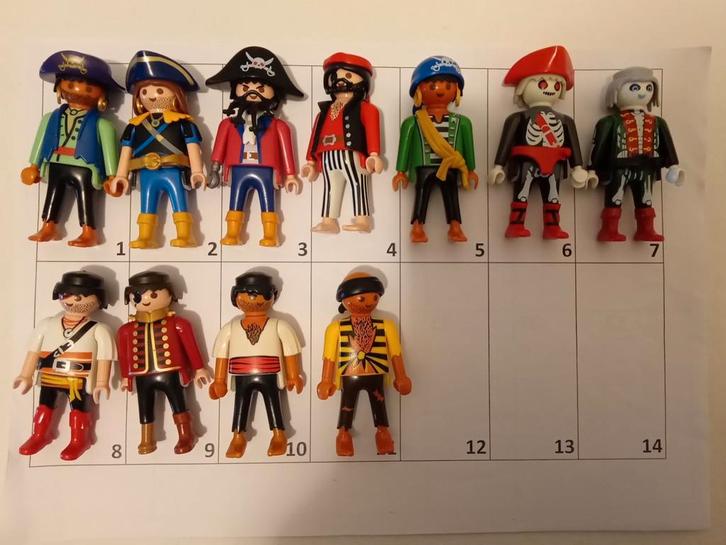 Playmobil onderdelen poppetjes piraten, Kinderen en Baby's, Speelgoed | Playmobil, Gebruikt, Los playmobil, Ophalen of Verzenden