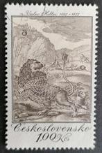 TSJECHOSLOWAKIJE - Gravures met jachttaferelen 1975, Verzenden, Overige landen, Gestempeld