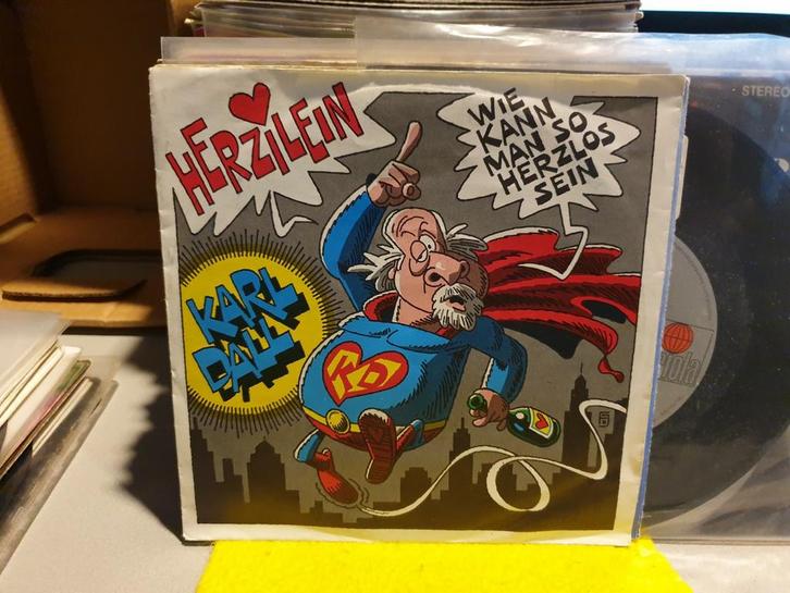 Karl Dall - Herzilein (x12), Cd's en Dvd's, Vinyl Singles, Pop, Ophalen of Verzenden