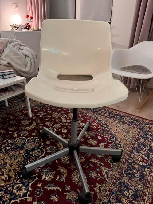 Bureaustoel SNILLE (IKEA), Huis en Inrichting, Bureaustoelen, Gebruikt, Bureaustoel, Wit, Ophalen