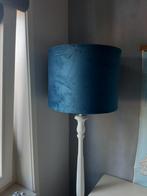 Lampenkap blauw, Ophalen, 25 tot 50 cm, Blauw, Rond