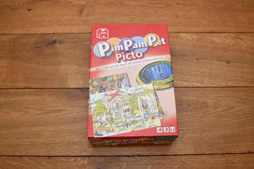 Spel Pim Pam Pet Picto, als nieuw!, Hobby en Vrije tijd, Gezelschapsspellen | Bordspellen, Zo goed als nieuw, Ophalen of Verzenden