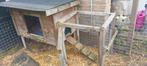 Konijnenhok, gratis af te halen, Dieren en Toebehoren, Ophalen, 90 cm of meer, Konijn, Hok