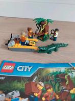 Lego city 60157 jungle verkenningsboot, Kinderen en Baby's, Speelgoed | Duplo en Lego, Ophalen of Verzenden, Zo goed als nieuw