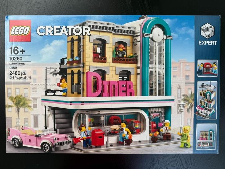 LEGO 10260 Downtown Diner - Nieuw/MISB - Modulars, Kinderen en Baby's, Speelgoed | Duplo en Lego, Nieuw, Lego, Complete set, Ophalen of Verzenden